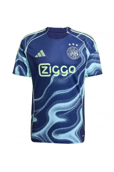Ajax Kasper Dolberg #9 Jalkapallovaatteet Vieraspaita 2025-26 Lyhythihainen Ajax Kasper Dolberg #9 Jalkapallovaatteet Vieraspaita 2025-26 Lyhythihainen